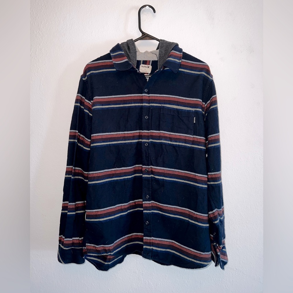 L Hurley Long Sleeve Hoodie